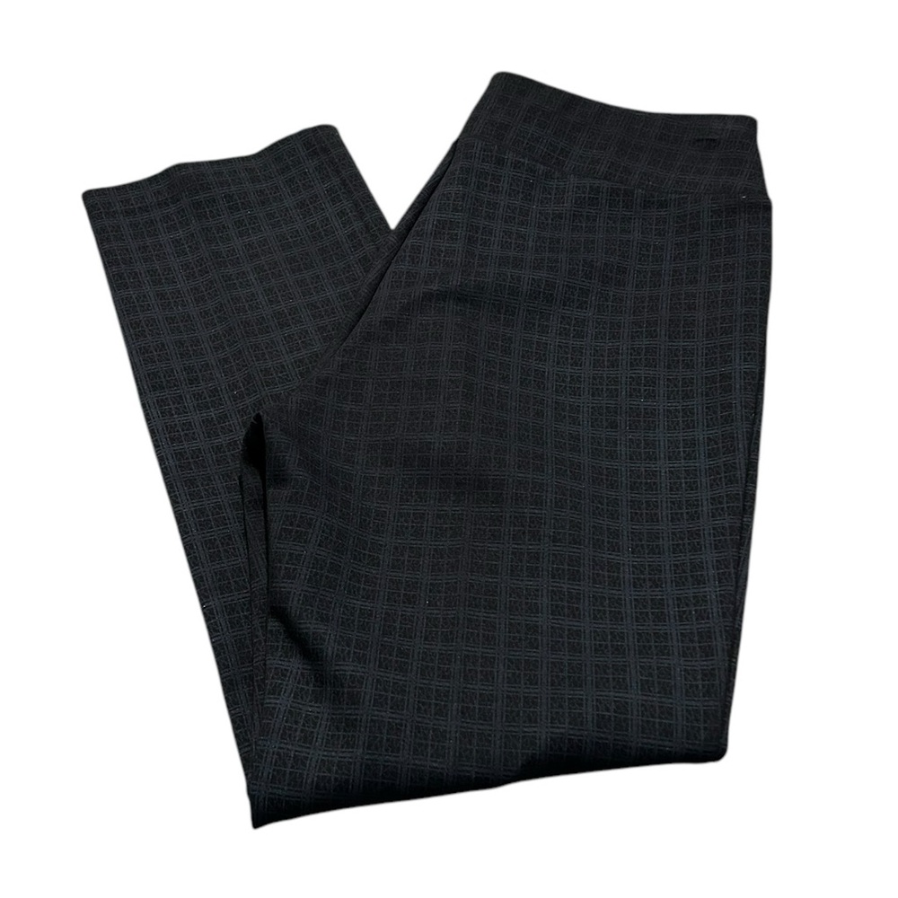 INSIGHT plaid ponte knit pants
